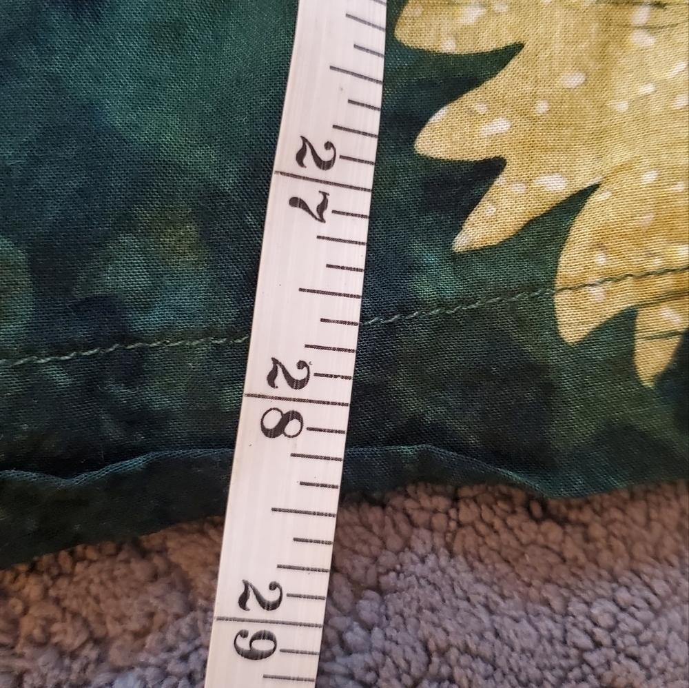 Silver Moon Creations Maui Hawaii Green Floral Open Cardigan - Picture 9 of 10